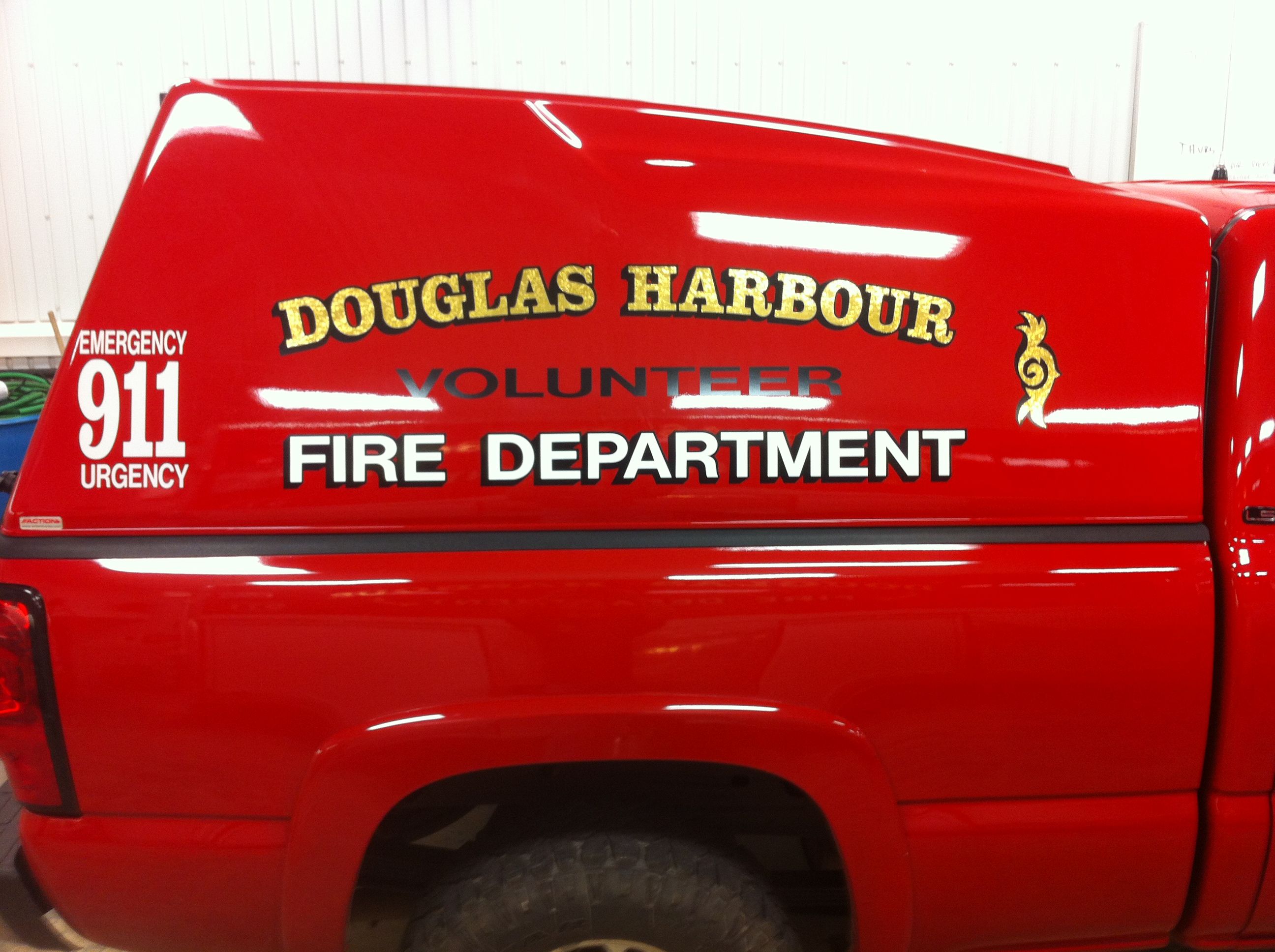 dOUGLAS HARBOUR FIRE DEPT TRUCKBOX